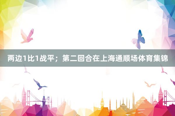 两边1比1战平；第二回合在上海通顺场体育集锦