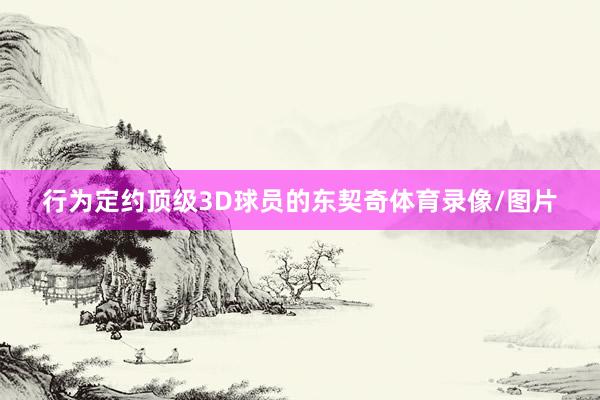 行为定约顶级3D球员的东契奇体育录像/图片