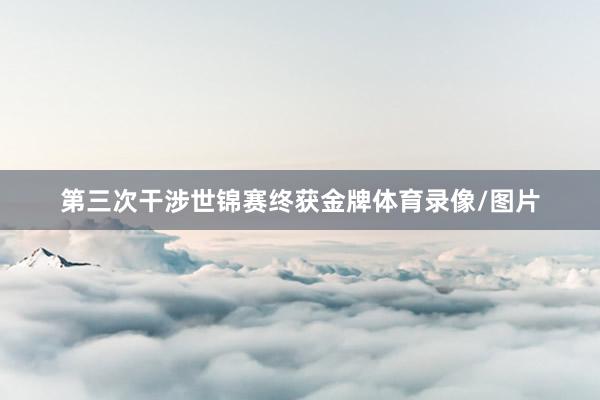 第三次干涉世锦赛终获金牌体育录像/图片