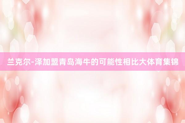 兰克尔-泽加盟青岛海牛的可能性相比大体育集锦