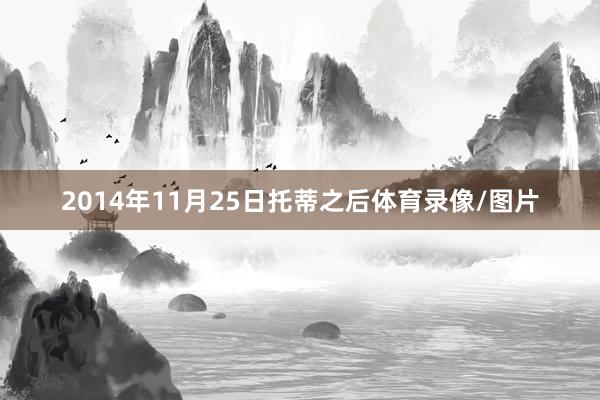 2014年11月25日托蒂之后体育录像/图片