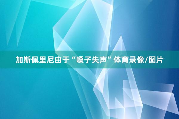 加斯佩里尼由于“嗓子失声”体育录像/图片