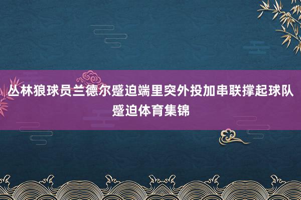 丛林狼球员兰德尔蹙迫端里突外投加串联撑起球队蹙迫体育集锦