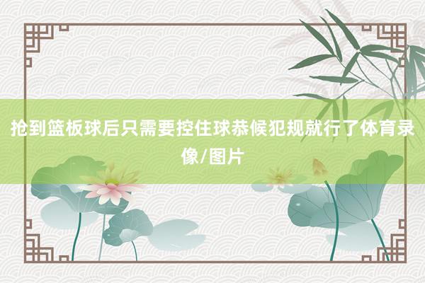 抢到篮板球后只需要控住球恭候犯规就行了体育录像/图片